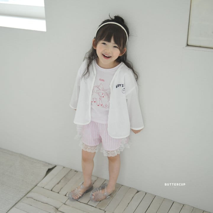 Buttercup - Korean Children Fashion - #childrensboutique - Lace Vertical Pin Pants - 9
