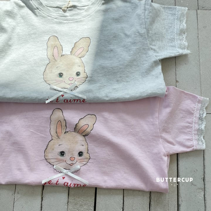 Buttercup - Korean Children Fashion - #designkidswear - Ribbon Rabbit Long Tee - 9