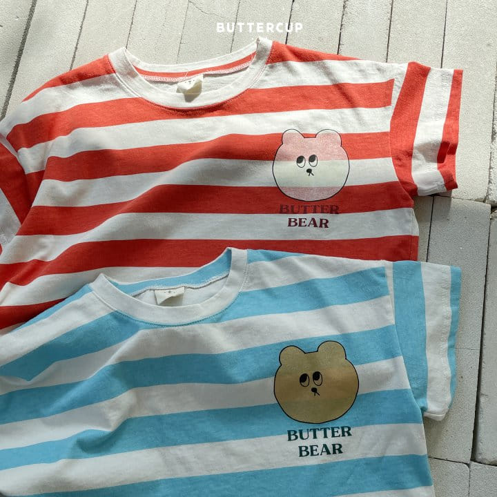 Buttercup - Korean Children Fashion - #designkidswear - Butter Bear Pin Tee - 10