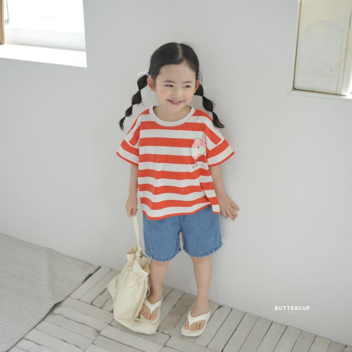 Buttercup - Korean Children Fashion - #designkidswear - Dart Denim Shorts  - 2