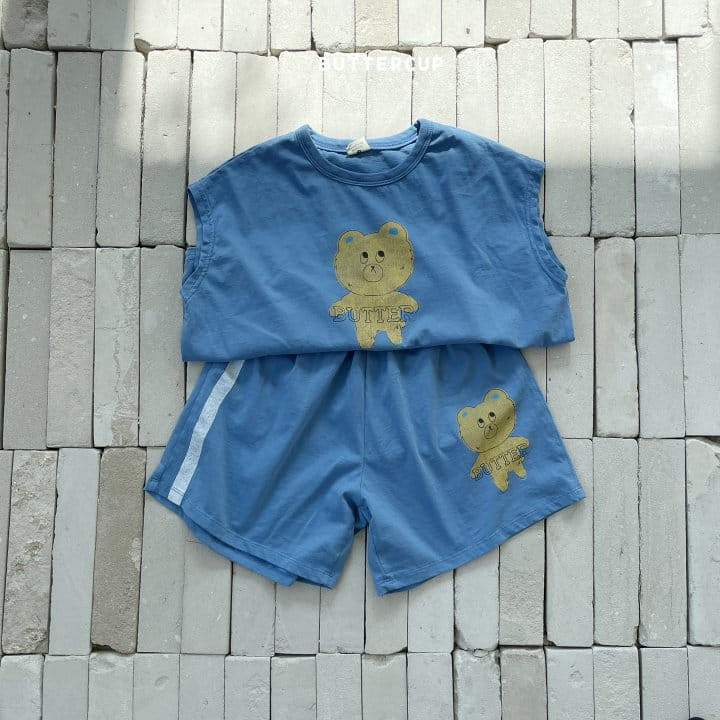 Buttercup - Korean Children Fashion - #discoveringself - Bears Line Top Bottom Set - 8