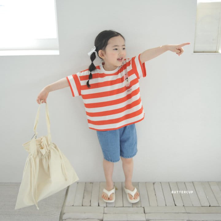 Buttercup - Korean Children Fashion - #discoveringself - Dart Denim Shorts  - 3