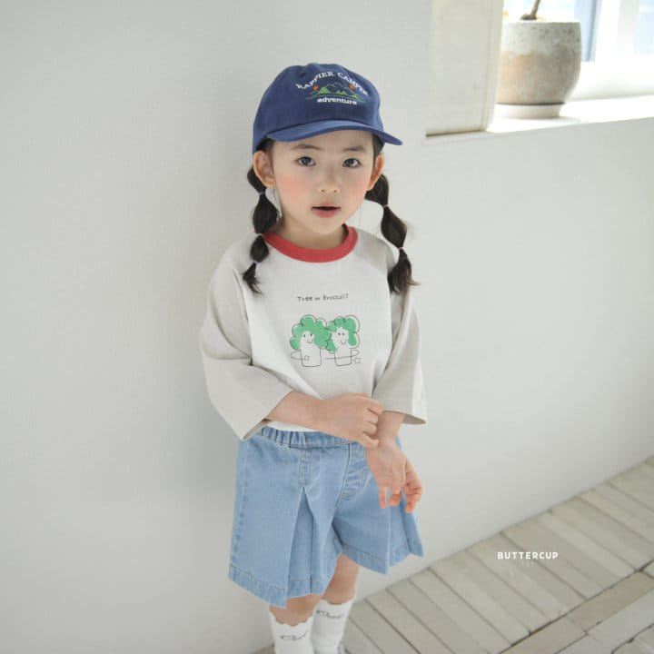 Buttercup - Korean Children Fashion - #discoveringself - Broccoli Raglan Tee - 4