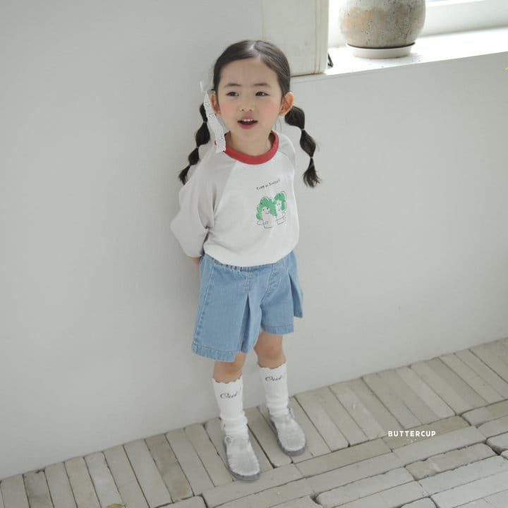 Buttercup - Korean Children Fashion - #kidsstore - Broccoli Raglan Tee - 6