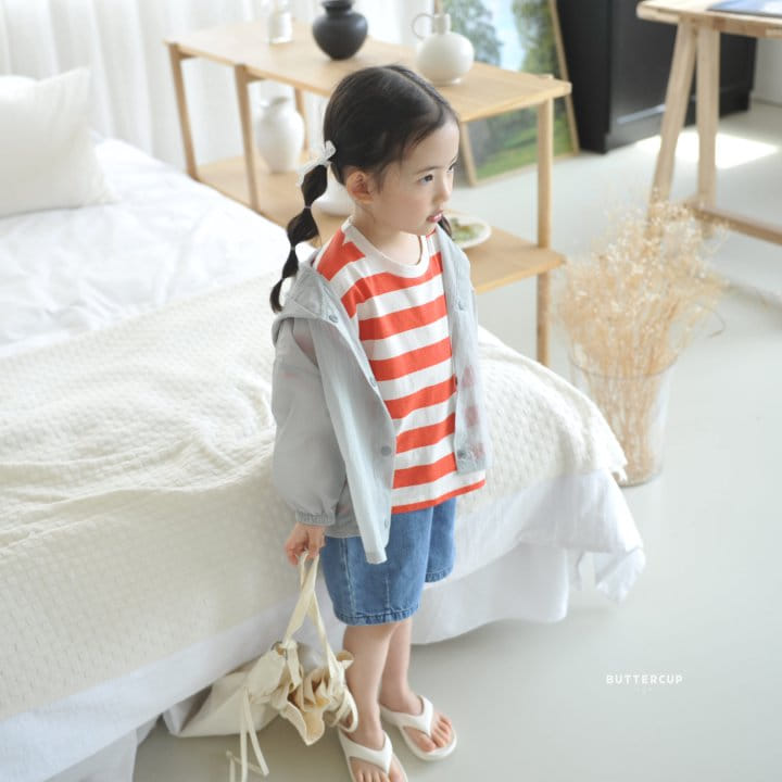 Buttercup - Korean Children Fashion - #kidsstore - Dart Denim Shorts  - 6