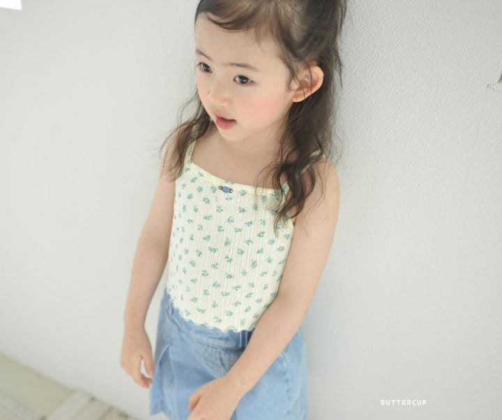 Buttercup - Korean Children Fashion - #kidsstore - Eyelet Flower Bustier 