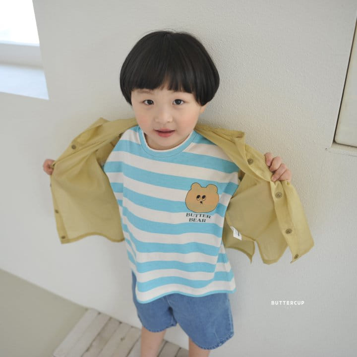 Buttercup - Korean Children Fashion - #littlefashionista - Butter Bear Pin Tee