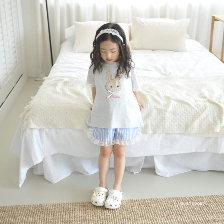 Buttercup - Korean Children Fashion - #magicofchildhood - Ribbon Rabbit Long Tee - 4