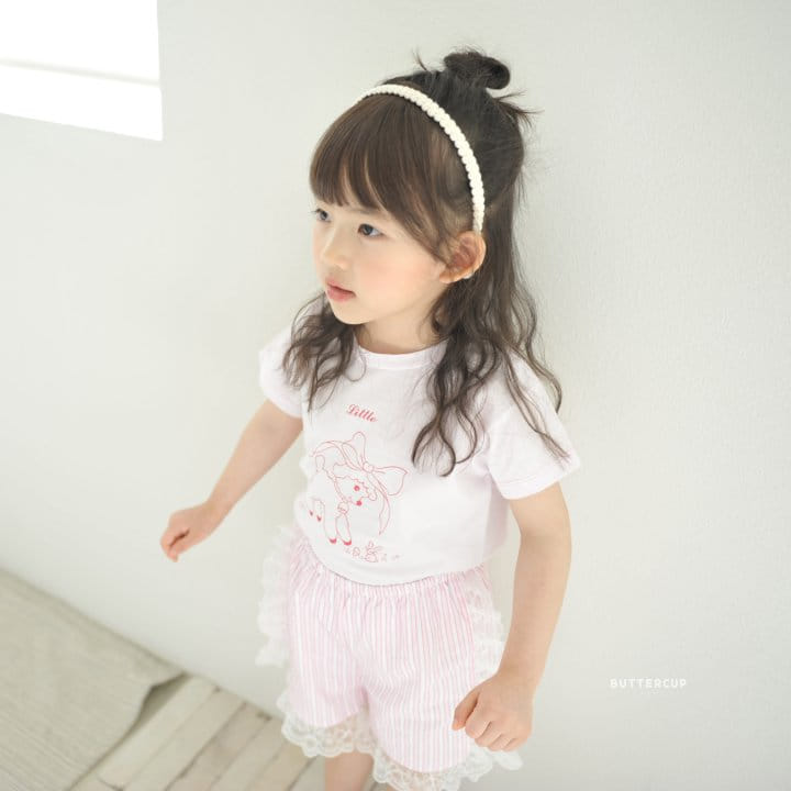 Buttercup - Korean Children Fashion - #prettylittlegirls - Lace Vertical Pin Pants - 6
