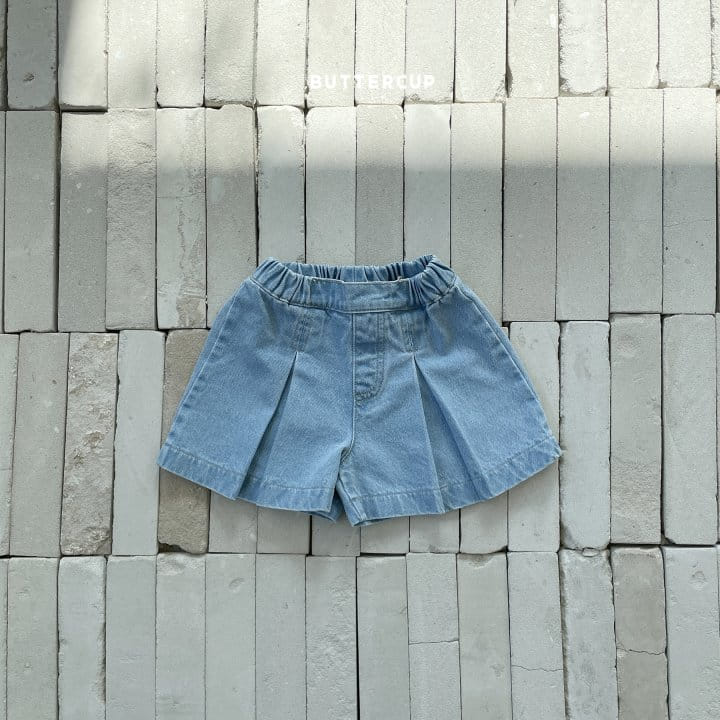 Buttercup - Korean Children Fashion - #toddlerclothing - Pleats Denim Pants - 10