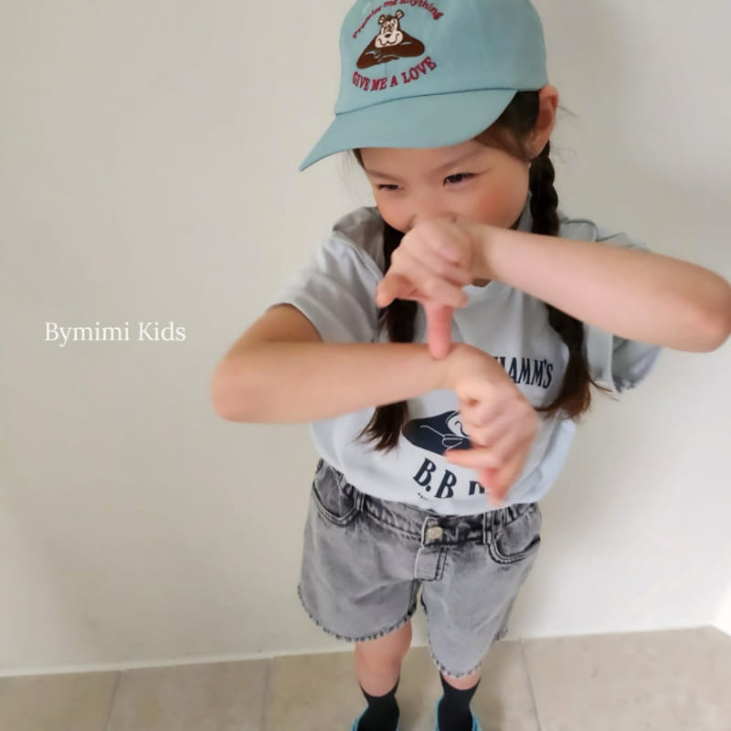 Bymimi - Korean Children Fashion - #childofig - Bear Embroidery Cap - 11