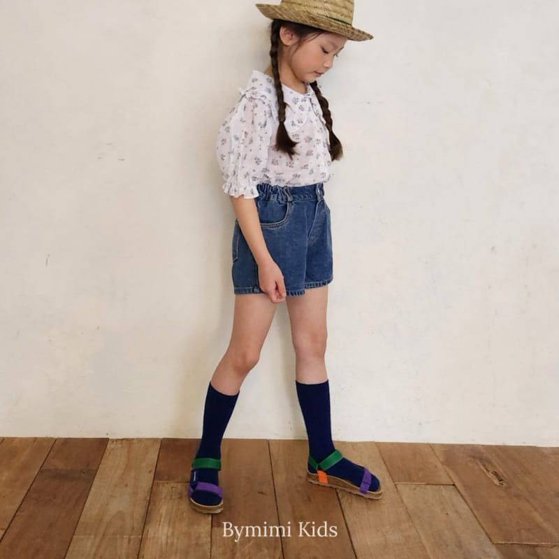 Bymimi - Korean Children Fashion - #childrensboutique - Vince Flower Blouse - 10