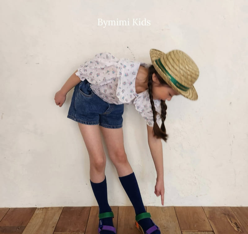 Bymimi - Korean Children Fashion - #designkidswear - Vince Flower Blouse - 11