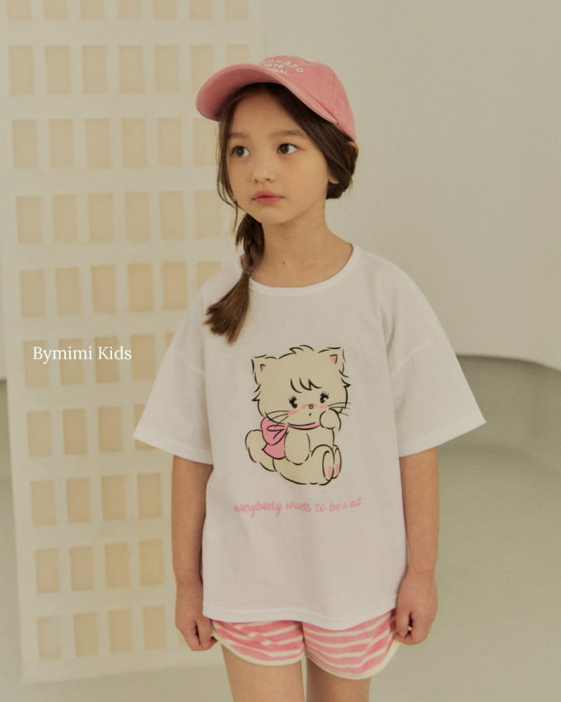 Bymimi - Korean Children Fashion - #discoveringself - Baby Cat Tee - 8