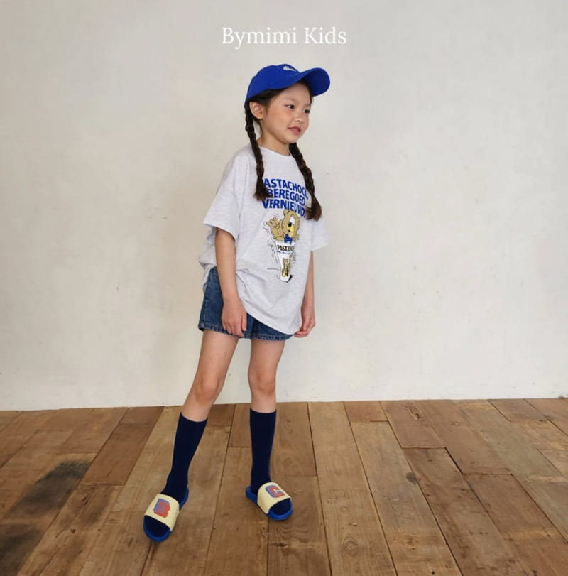 Bymimi - Korean Children Fashion - #fashionkids - Bear Chino Tee - 10
