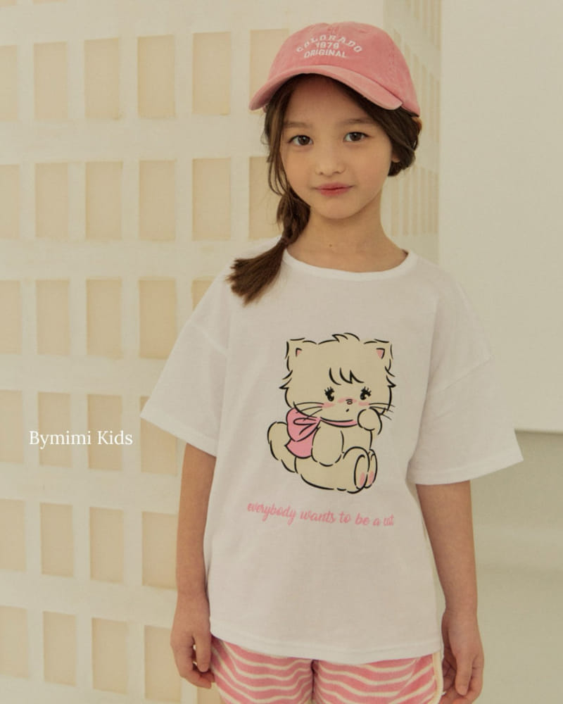 Bymimi - Korean Children Fashion - #fashionkids - Baby Cat Tee - 9