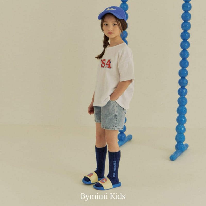 Bymimi - Korean Children Fashion - #kidsshorts - USA Tee - 7