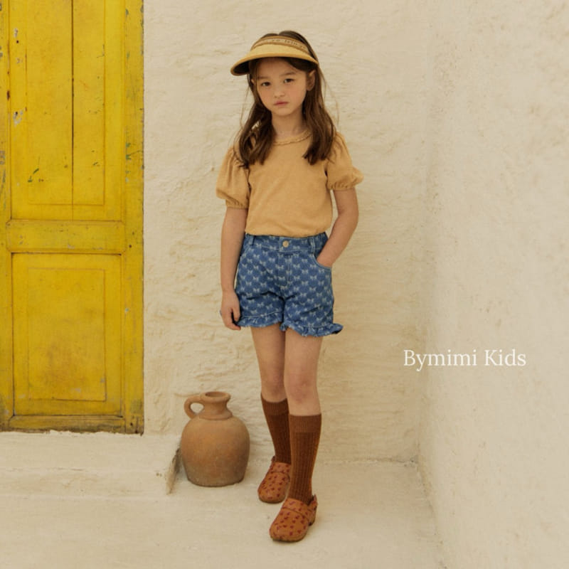 Bymimi - Korean Children Fashion - #kidsshorts - Classic Puff Tee - 2
