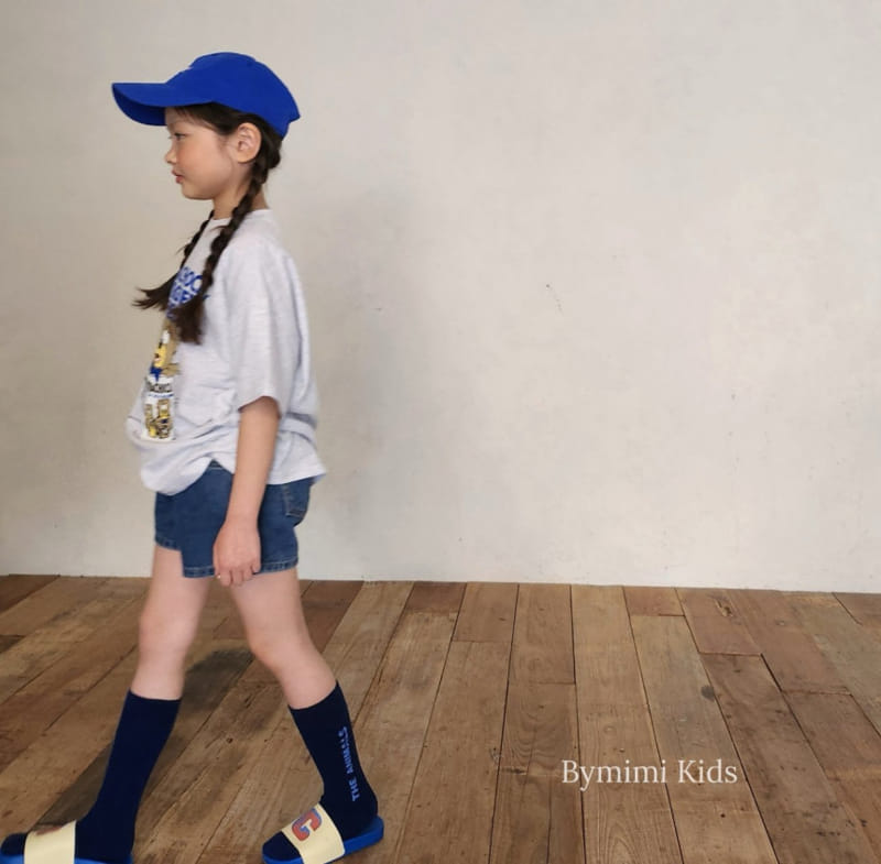 Bymimi - Korean Children Fashion - #kidsshorts - Bear Chino Tee - 11