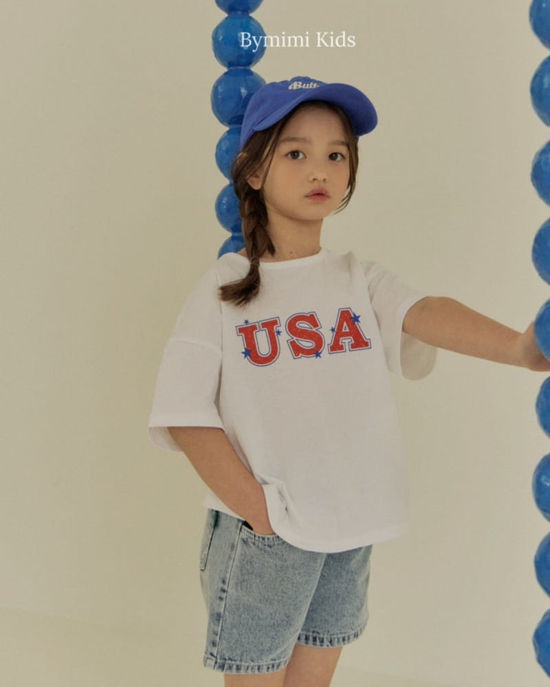 Bymimi - Korean Children Fashion - #kidsstore - USA Tee - 8