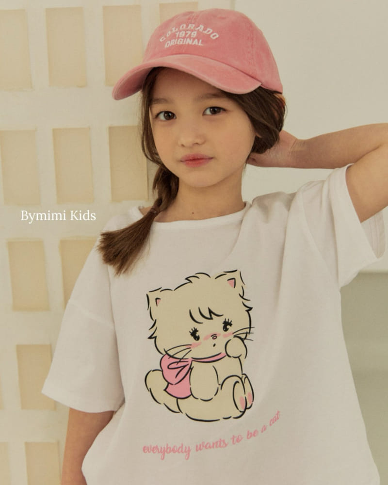 Bymimi - Korean Children Fashion - #kidsstore - Baby Cat Tee - 11