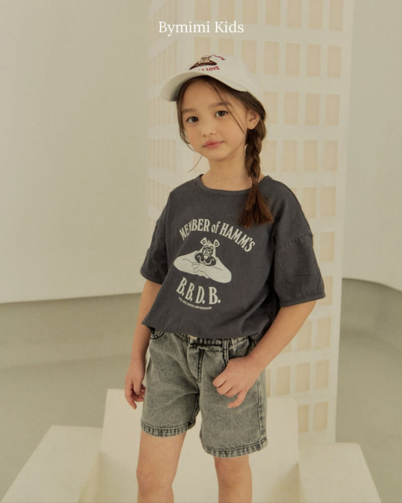 Bymimi - Korean Children Fashion - #kidsshorts - Bear Embroidery Cap - 4