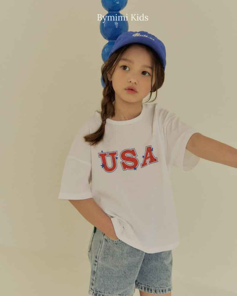 Bymimi - Korean Children Fashion - #kidzfashiontrend - USA Tee - 9
