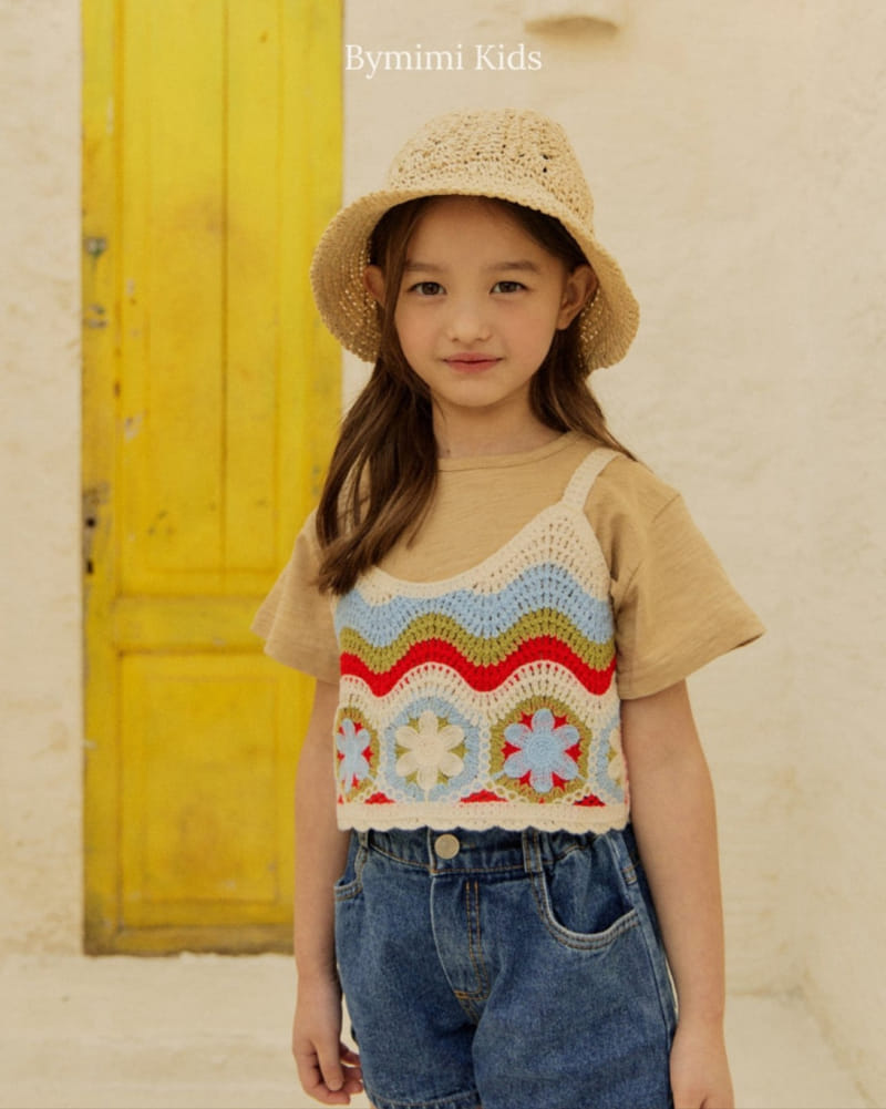 Bymimi - Korean Children Fashion - #kidsstore - Straw Bucket Hat - 4
