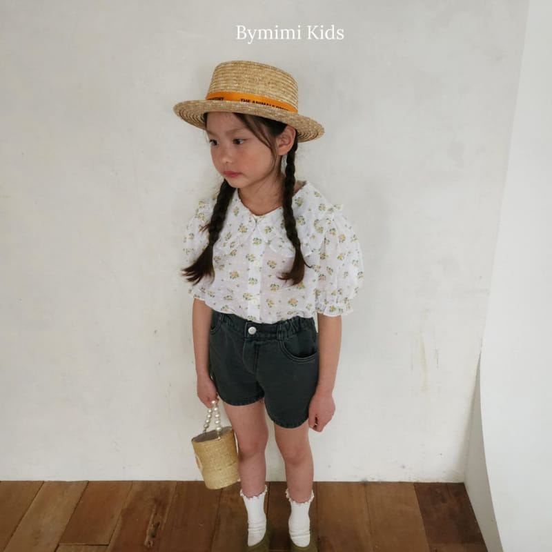 Bymimi - Korean Children Fashion - #kidzfashiontrend - Vince Flower Blouse - 2
