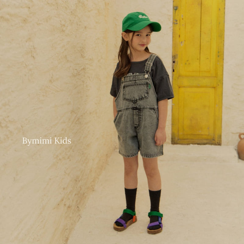 Bymimi - Korean Children Fashion - #kidzfashiontrend - Sno Dungarees Pants - 2
