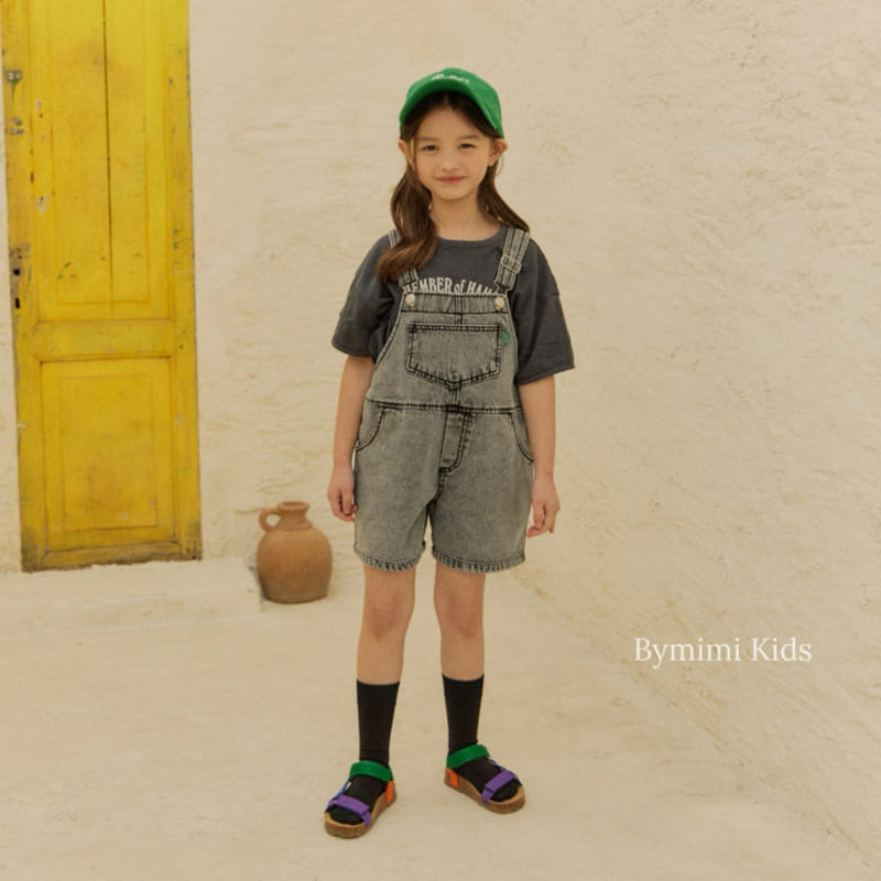 Bymimi - Korean Children Fashion - #Kfashion4kids - Sno Dungarees Pants - 4