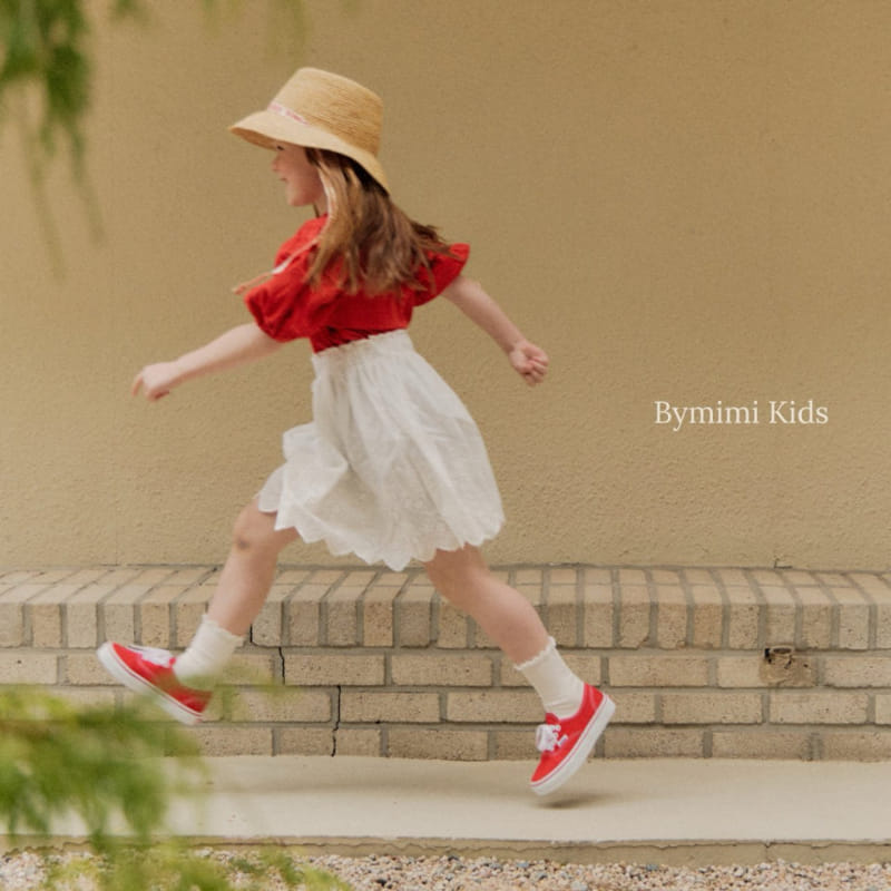 Bymimi - Korean Children Fashion - #magicofchildhood - Ribbon Puff Tee - 3