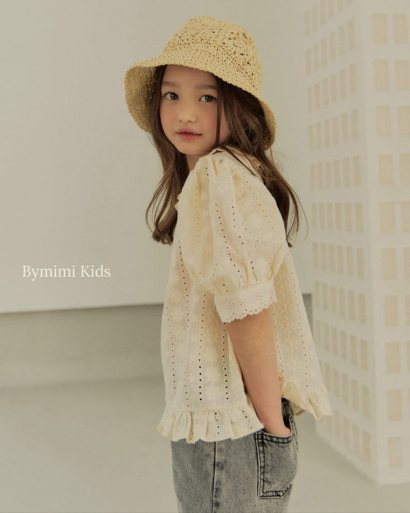 Bymimi - Korean Children Fashion - #magicofchildhood - Straw Bucket Hat - 7