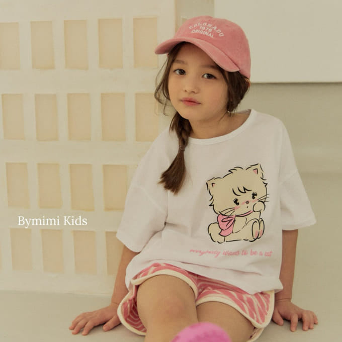 Bymimi - Korean Children Fashion - #prettylittlegirls - Baby Cat Tee
