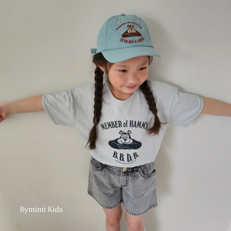 Bymimi - Korean Children Fashion - #prettylittlegirls - Bear Embroidery Cap - 10