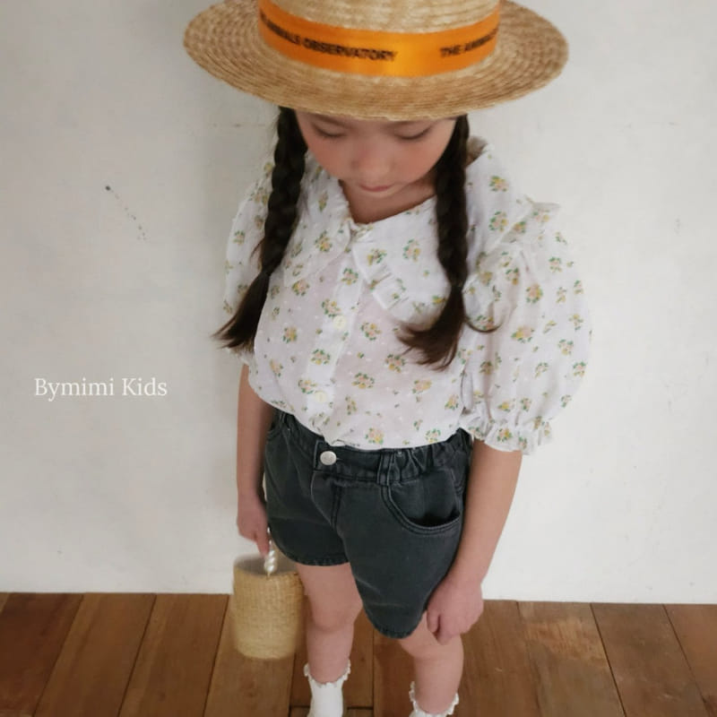 Bymimi - Korean Children Fashion - #prettylittlegirls - Vince Flower Blouse - 7