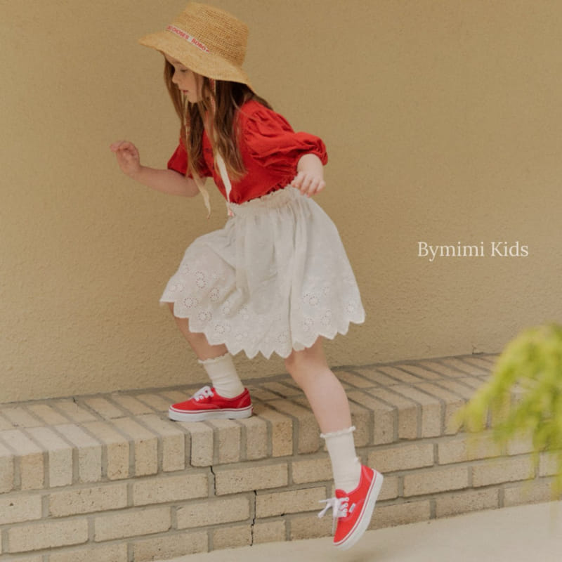 Bymimi - Korean Children Fashion - #stylishchildhood - Ribbon Puff Tee - 8
