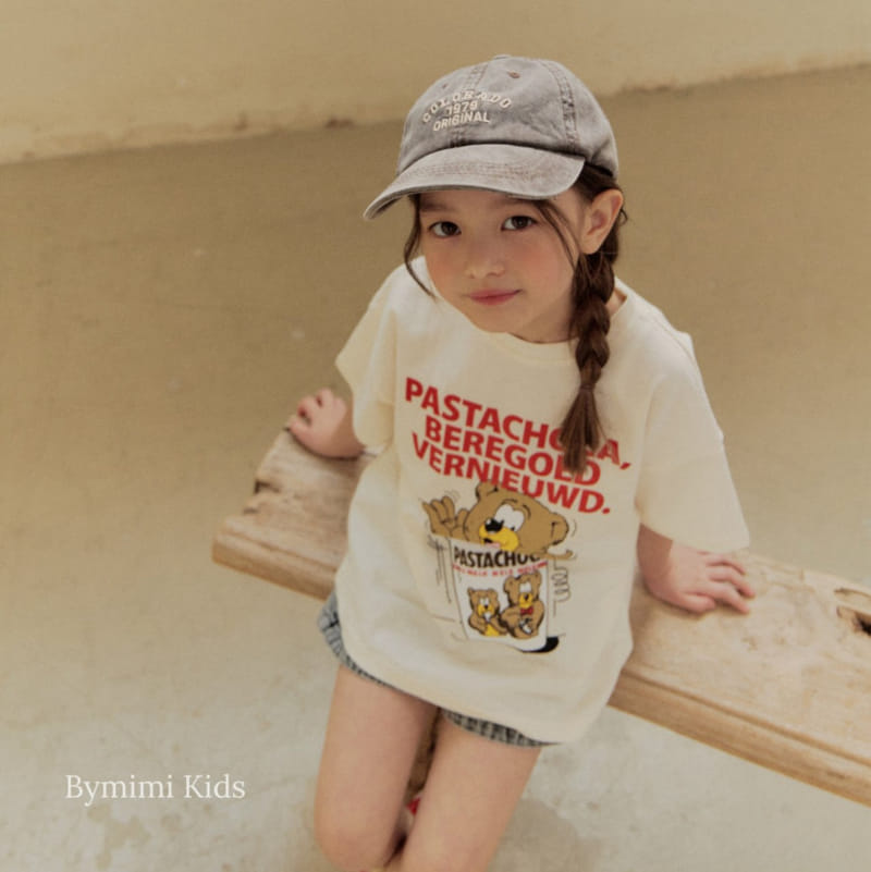 Bymimi - Korean Children Fashion - #stylishchildhood - Bear Chino Tee - 5