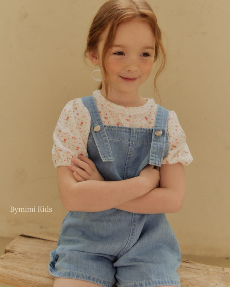 Bymimi - Korean Children Fashion - #toddlerclothing - Lisa Puff Tee - 10