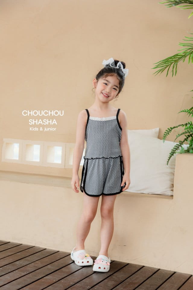 Chouchou Shasha - Korean Children Fashion - #kidzfashiontrend - Kitsch Top Bottom Set - 4