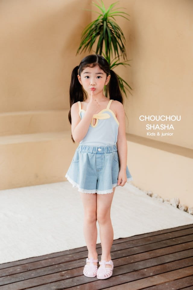 Chouchou Shasha - Korean Children Fashion - #Kfashion4kids - Ray Denim Pants - 6