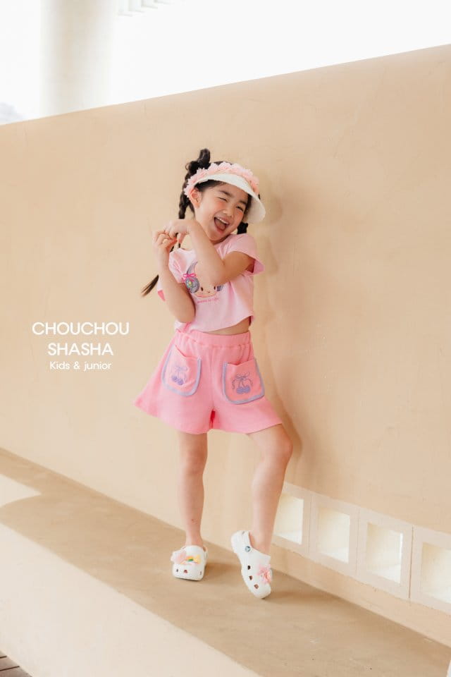 Chouchou Shasha - Korean Children Fashion - #Kfashion4kids - Cherry Embroidery Pants - 3