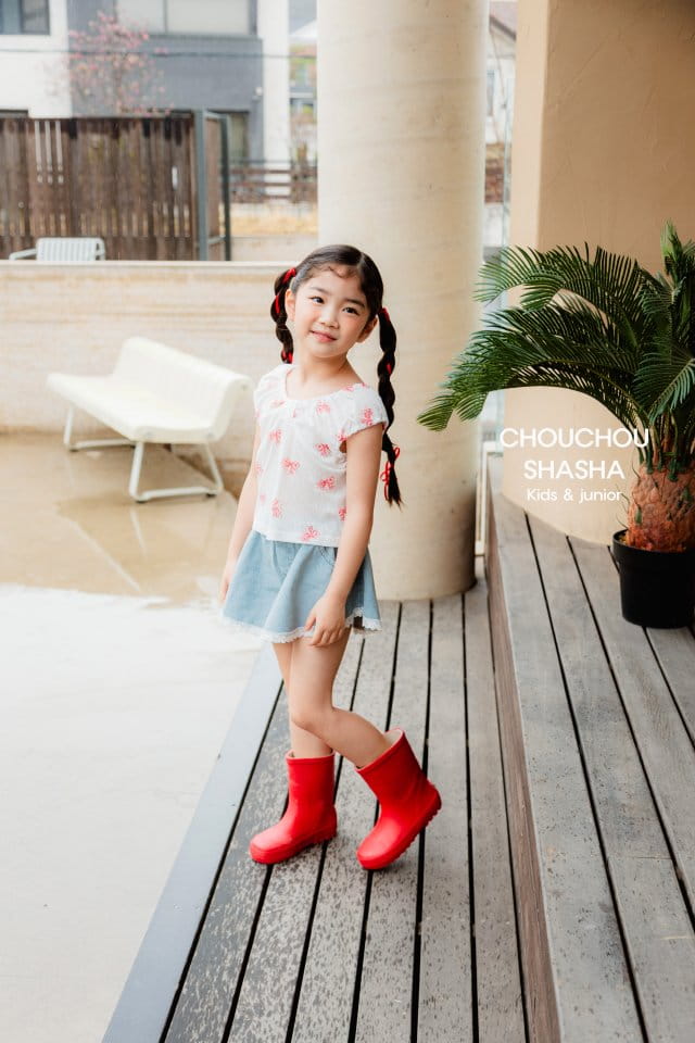 Chouchou Shasha - Korean Children Fashion - #Kfashion4kids - Ribbon Blouse - 7