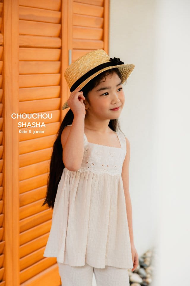 Chouchou Shasha - Korean Children Fashion - #childofig - Rose Straw Hat - 8