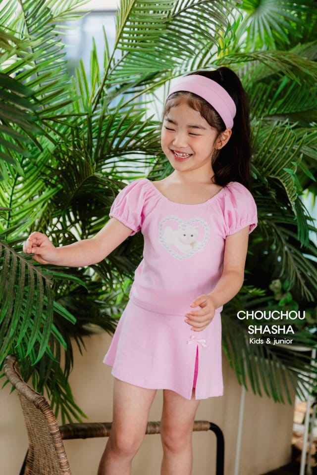 Chouchou Shasha - Korean Children Fashion - #childofig - Uie Skirt Leggings - 2