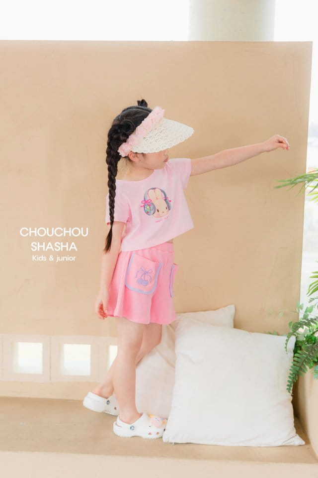 Chouchou Shasha - Korean Children Fashion - #childofig - Cherry Embroidery Pants - 9
