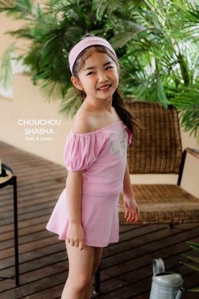 Chouchou Shasha - Korean Children Fashion - #childofig - Uie Mew Tee - 4