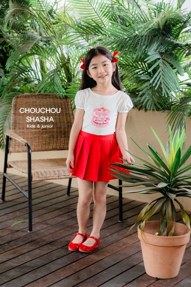 Chouchou Shasha - Korean Children Fashion - #childofig - Cake Tee - 2