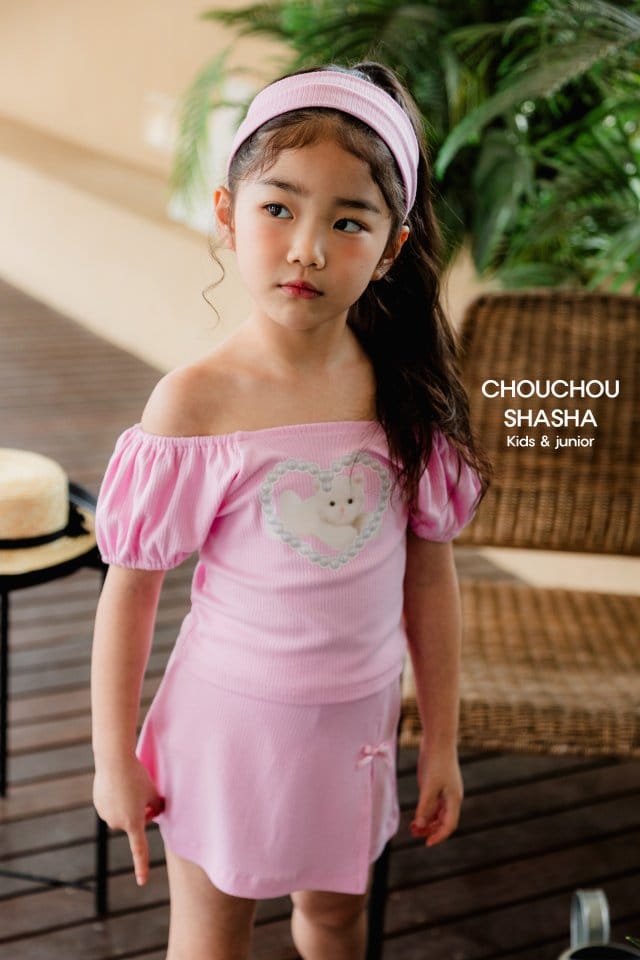 Chouchou Shasha - Korean Children Fashion - #childrensboutique - Uie Mew Tee - 5