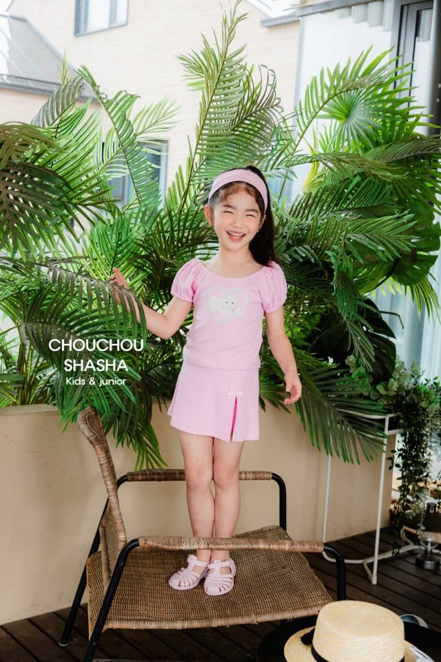 Chouchou Shasha - Korean Children Fashion - #childrensboutique - Uie Skirt Leggings - 4